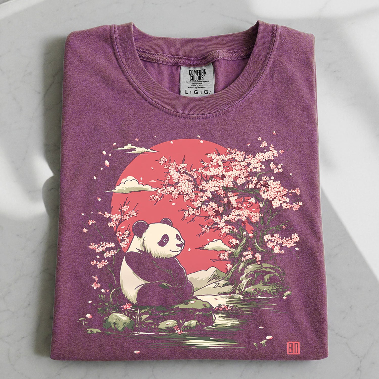 Panda Cherry Blossom T-shirt