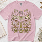 Whimsical Moth Wildflower T-Shirt