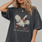 Peace Was Never an Option Goose Comfort Colors Shirt - T-Shirt