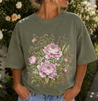 Pink Peony Floral T-Shirt