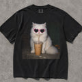 Boujee Iced Coffee Cat Comfort Colors T-Shirt