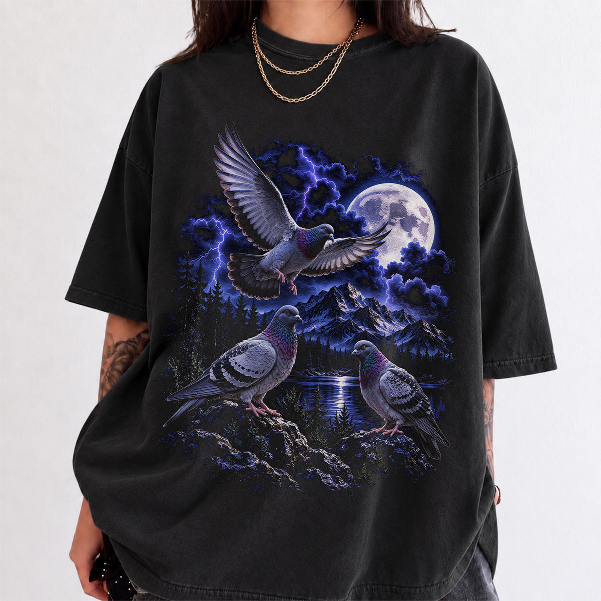 Moonlit Pigeon Comfort Colors T-Shirt