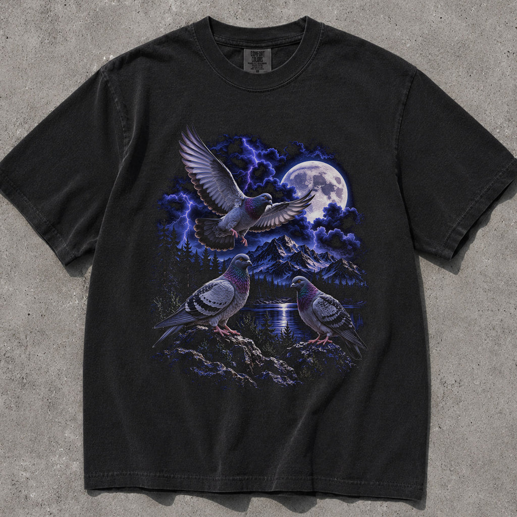 Moonlit Pigeon Comfort Colors T-Shirt