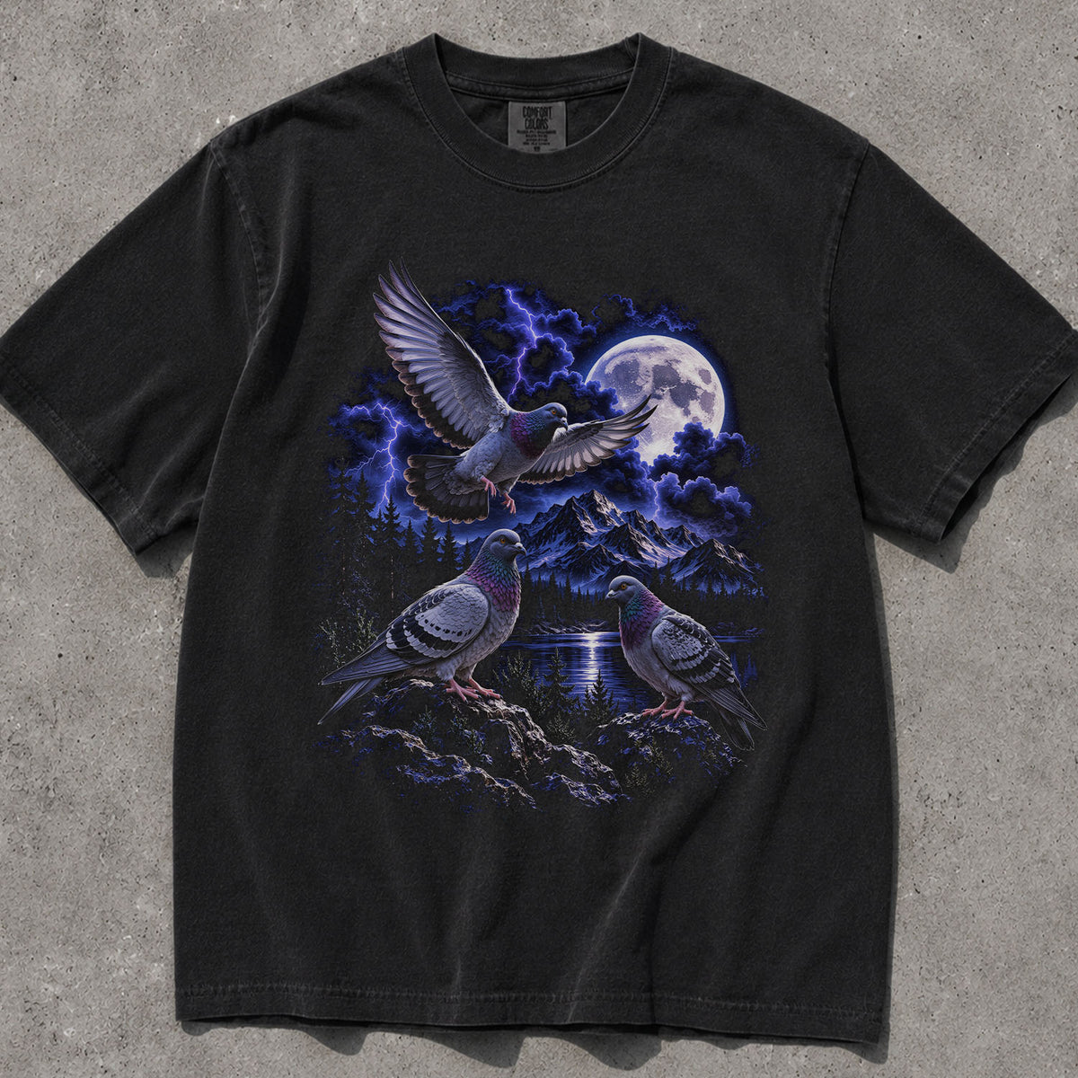 Moonlit Pigeon Comfort Colors T-Shirt