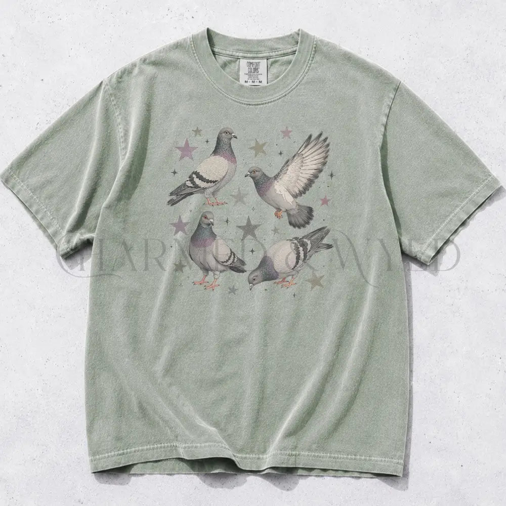 Pigeon Comfort Colors T-Shirt - Bay / S - T-Shirt