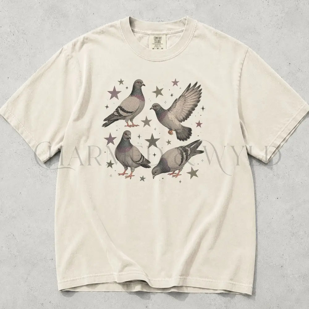 Pigeon Comfort Colors T-Shirt - Ivory / S - T-Shirt