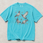 Pigeon Comfort Colors T-Shirt - Lagoon Blue / S - T-Shirt