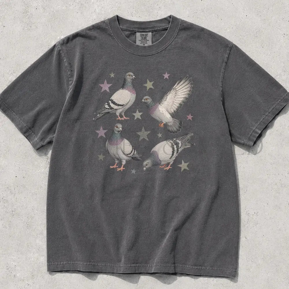 Pigeon Comfort Colors T-Shirt - Pepper / S - T-Shirt