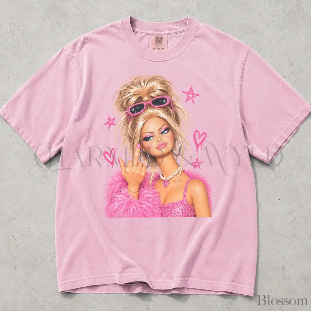 Pink Sassy Doll Comfort Colors T-Shirt - T-Shirt