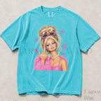 Pink Sassy Doll Comfort Colors T-Shirt - Lagoon Blue / S - T-Shirt
