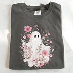 Haunted Pink Flower Garden T-Shirt