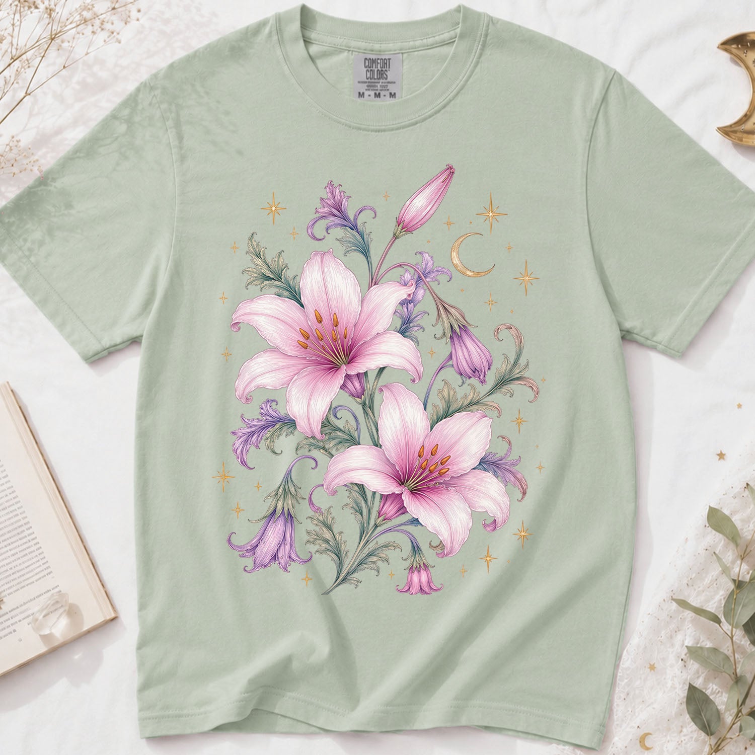 Enchanted Pink Lilies T-Shirt