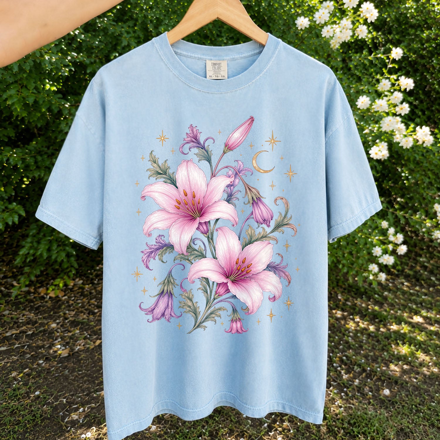 Enchanted Pink Lilies T-Shirt