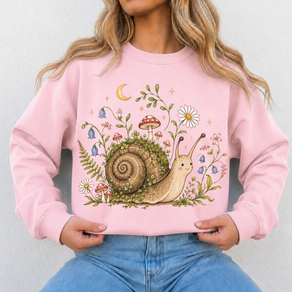 Blooming at My Own Pace Snail Sweatshirt
