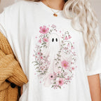 Haunted Pink Flower Garden T-Shirt