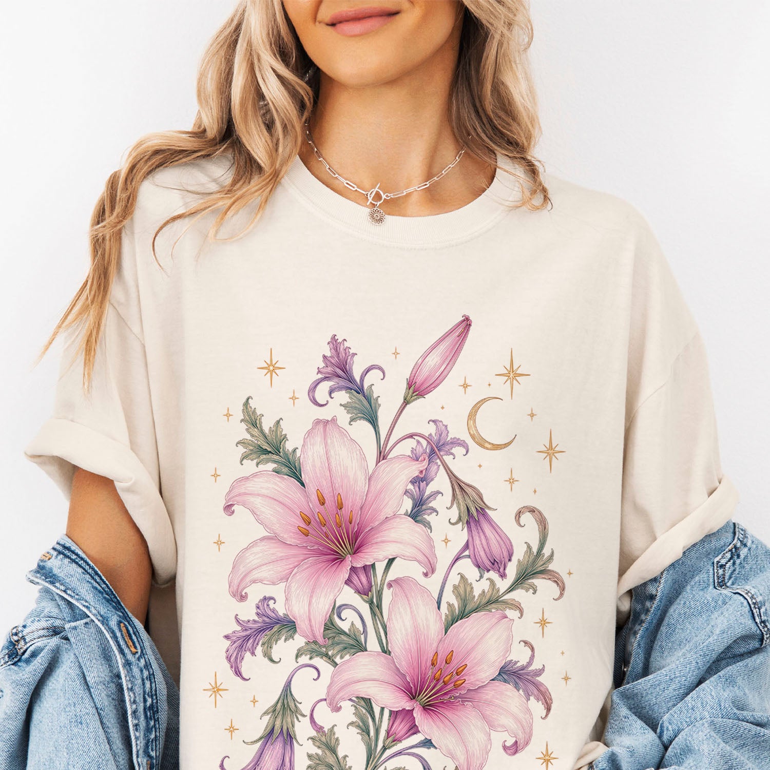 Enchanted Pink Lilies T-Shirt