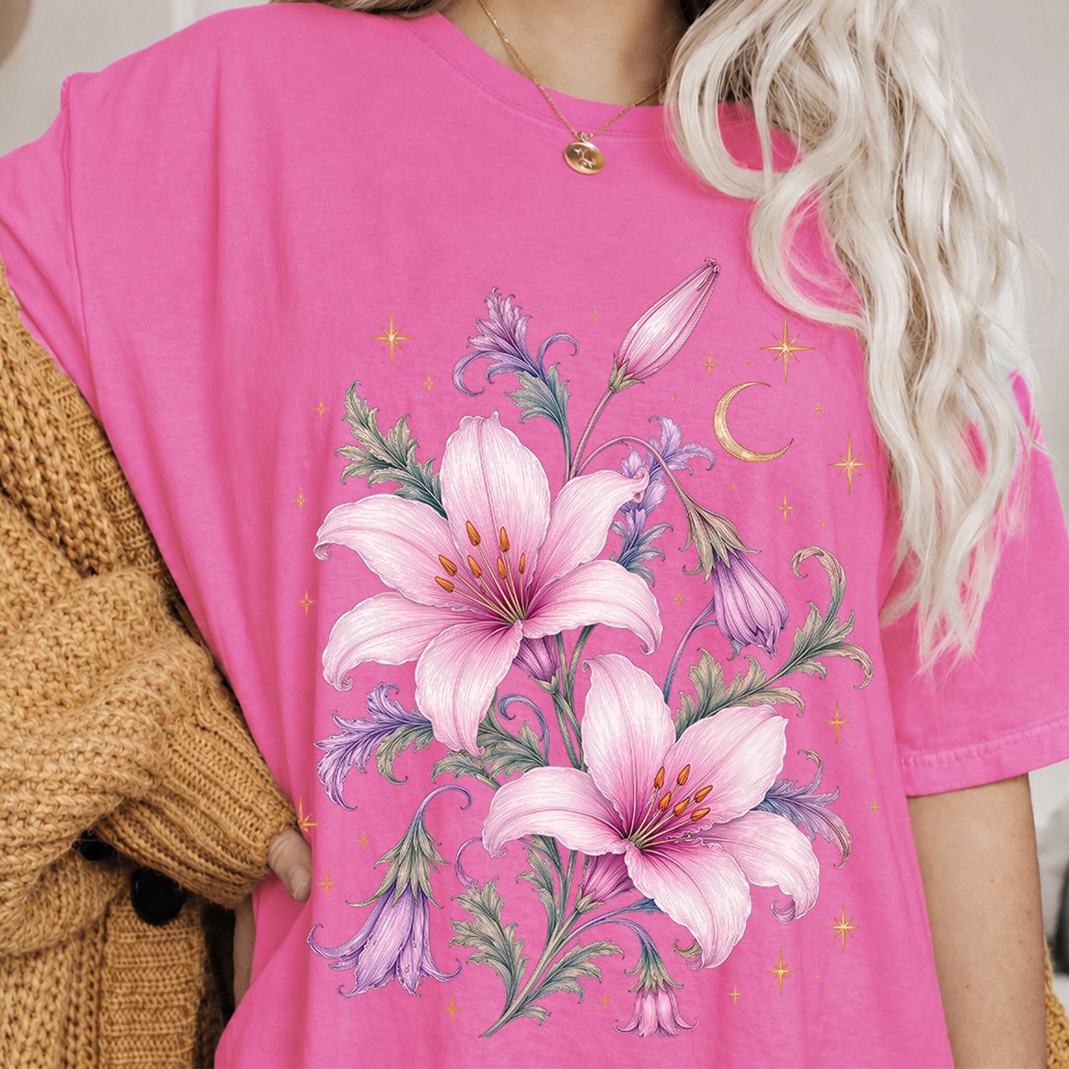 Enchanted Pink Lilies T-Shirt