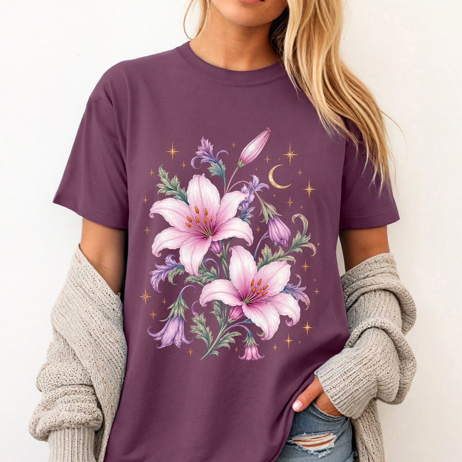Enchanted Pink Lilies T-Shirt