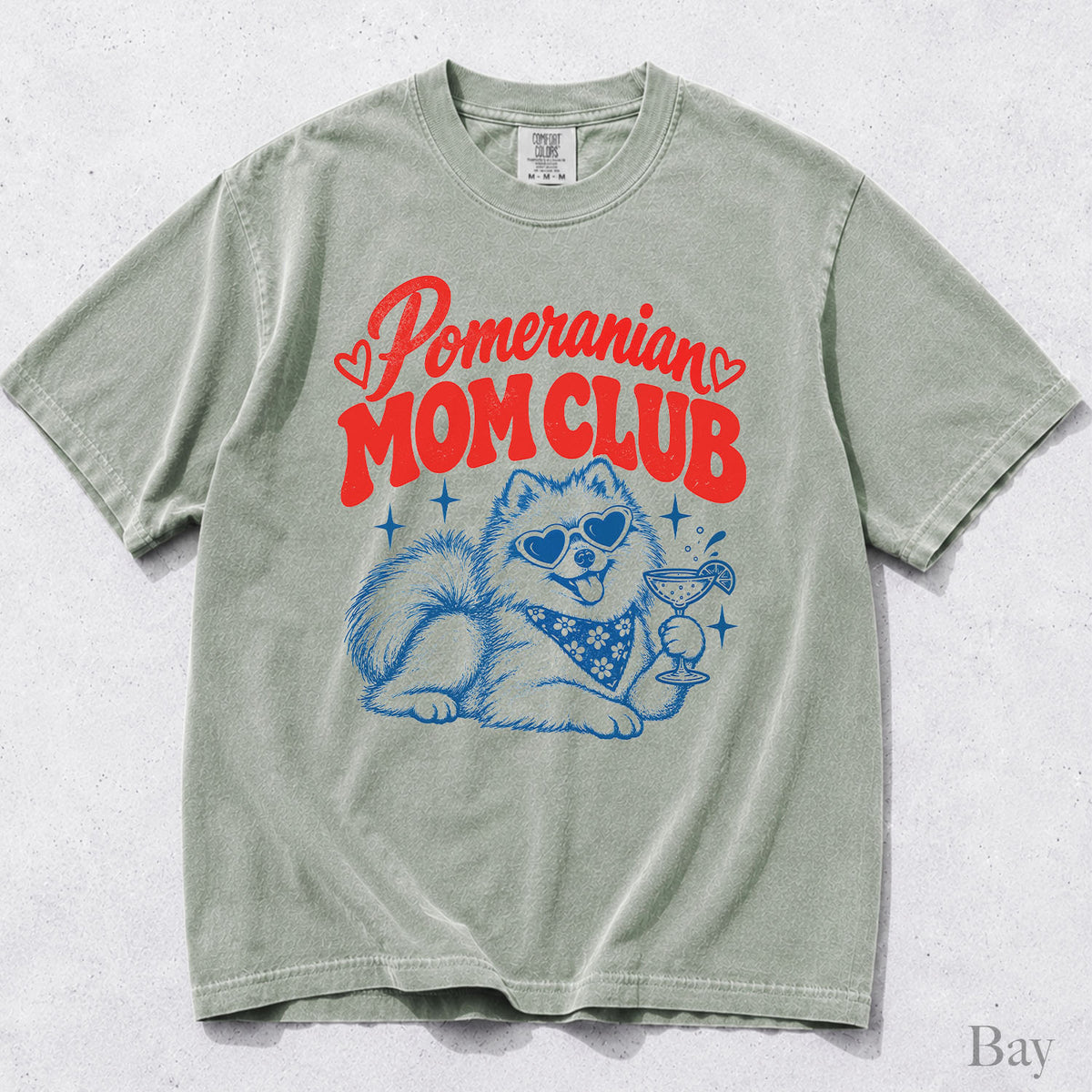 Pomeranian Mom Club Comfort Colors T-Shirt