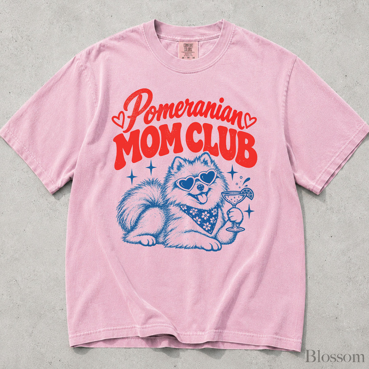 Pomeranian Mom Club Comfort Colors T-Shirt