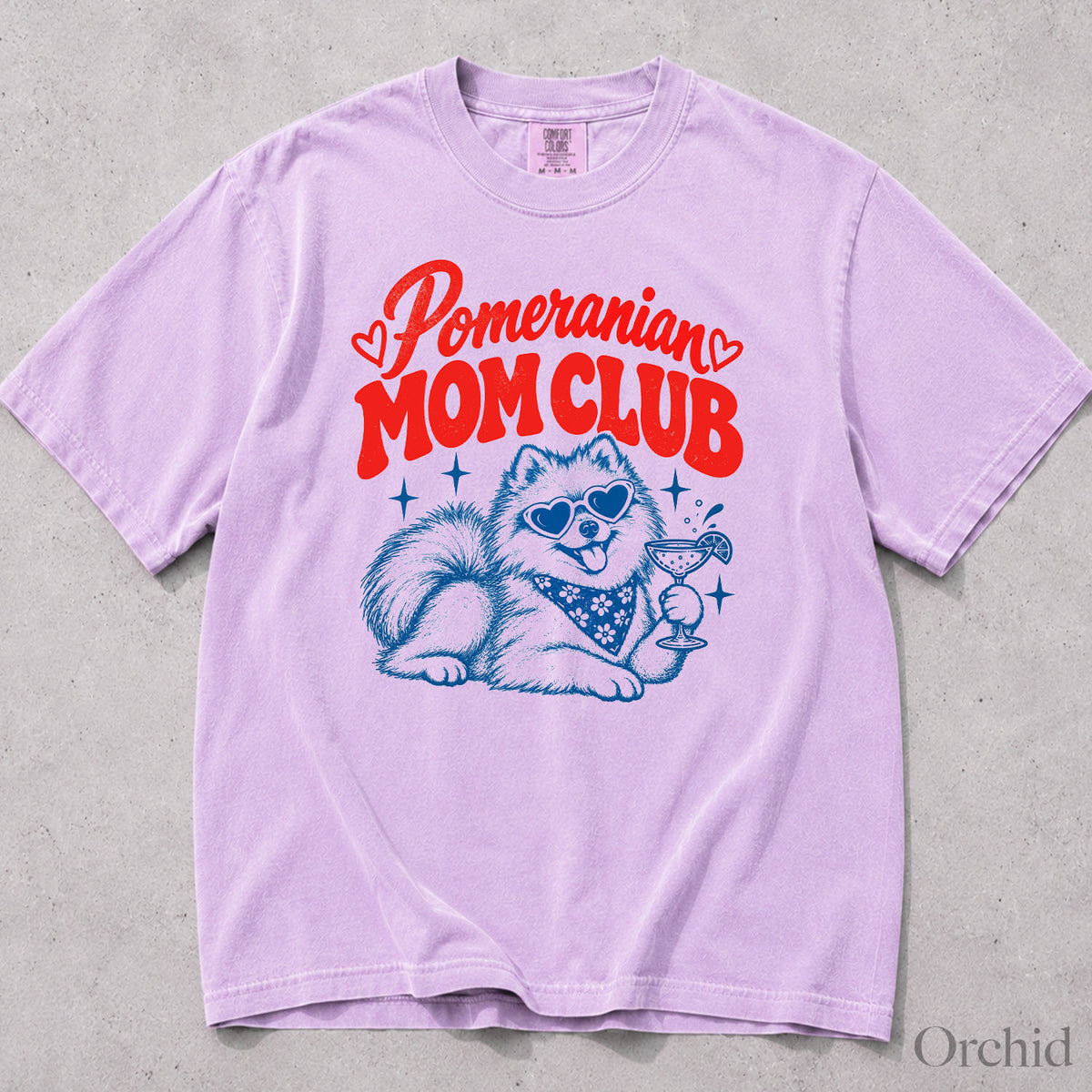 Pomeranian Mom Club Comfort Colors T-Shirt