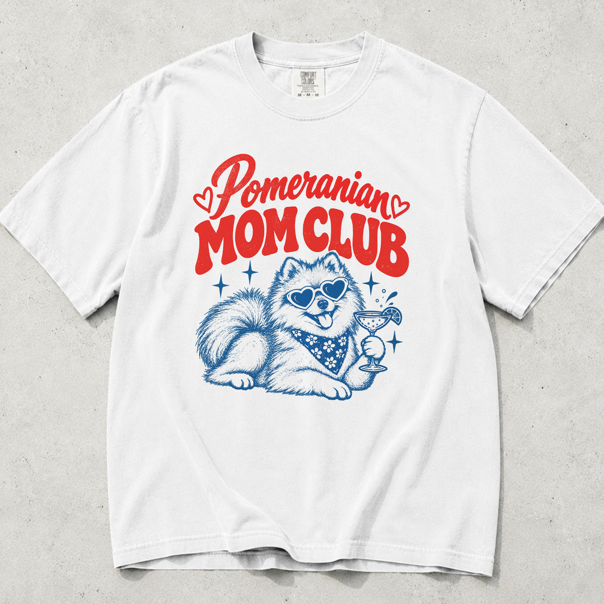 Pomeranian Mom Club Comfort Colors T-Shirt