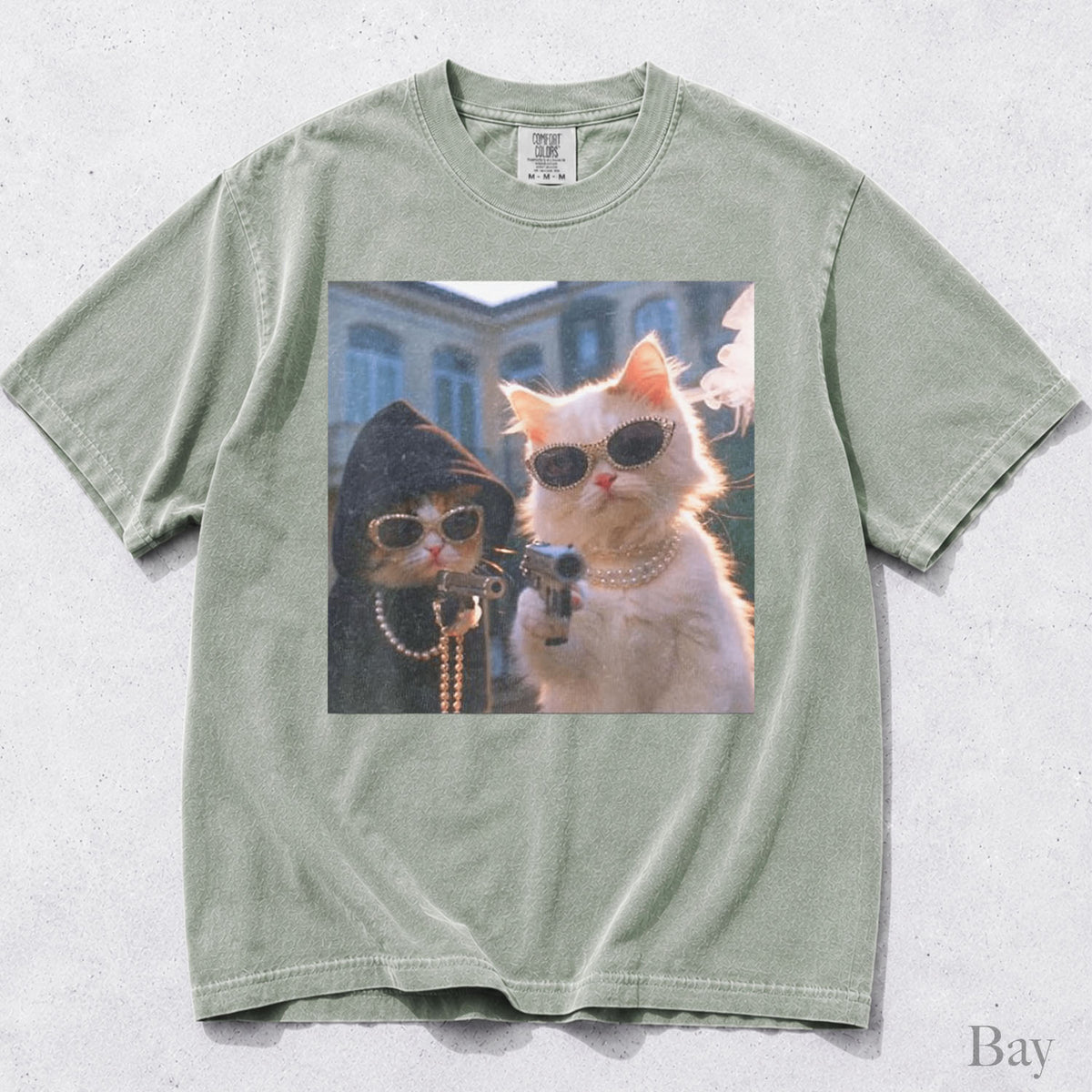 Gangster Cats Comfort Colors T-Shirt