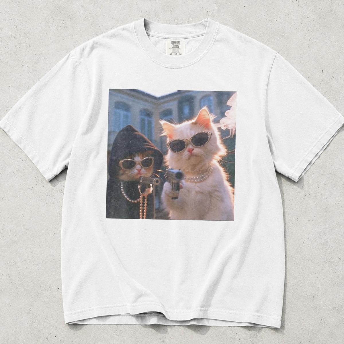 Gangster Cats Comfort Colors T-Shirt