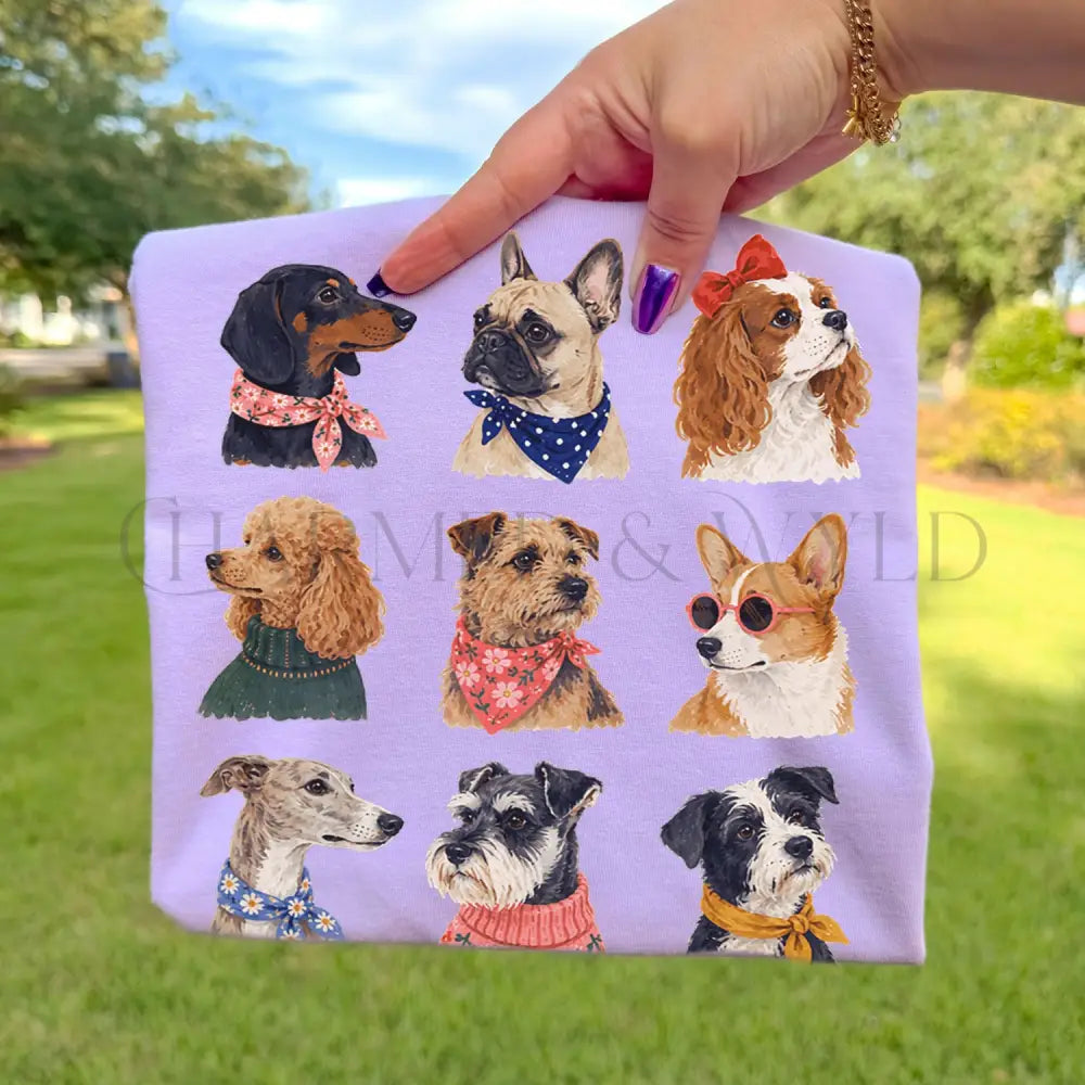 Preppy Dogs T-Shirt - T-Shirt