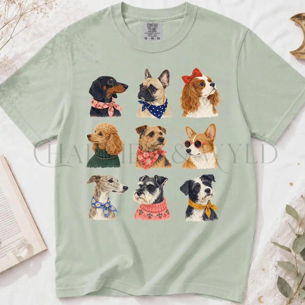 Preppy Dogs T-Shirt - Bay / S - T-Shirt