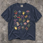 Preppy Fruit Comfort Colors Shirt - Navy / S - T-Shirt
