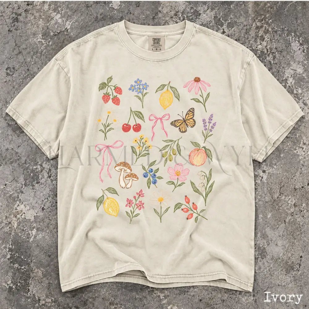 Preppy Fruit Comfort Colors Shirt - T-Shirt