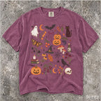 Preppy Halloween Comfort Colors Shirt - Berry / S - T-Shirt
