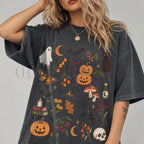 Preppy Halloween Comfort Colors Shirt - Pepper / S - T-Shirt