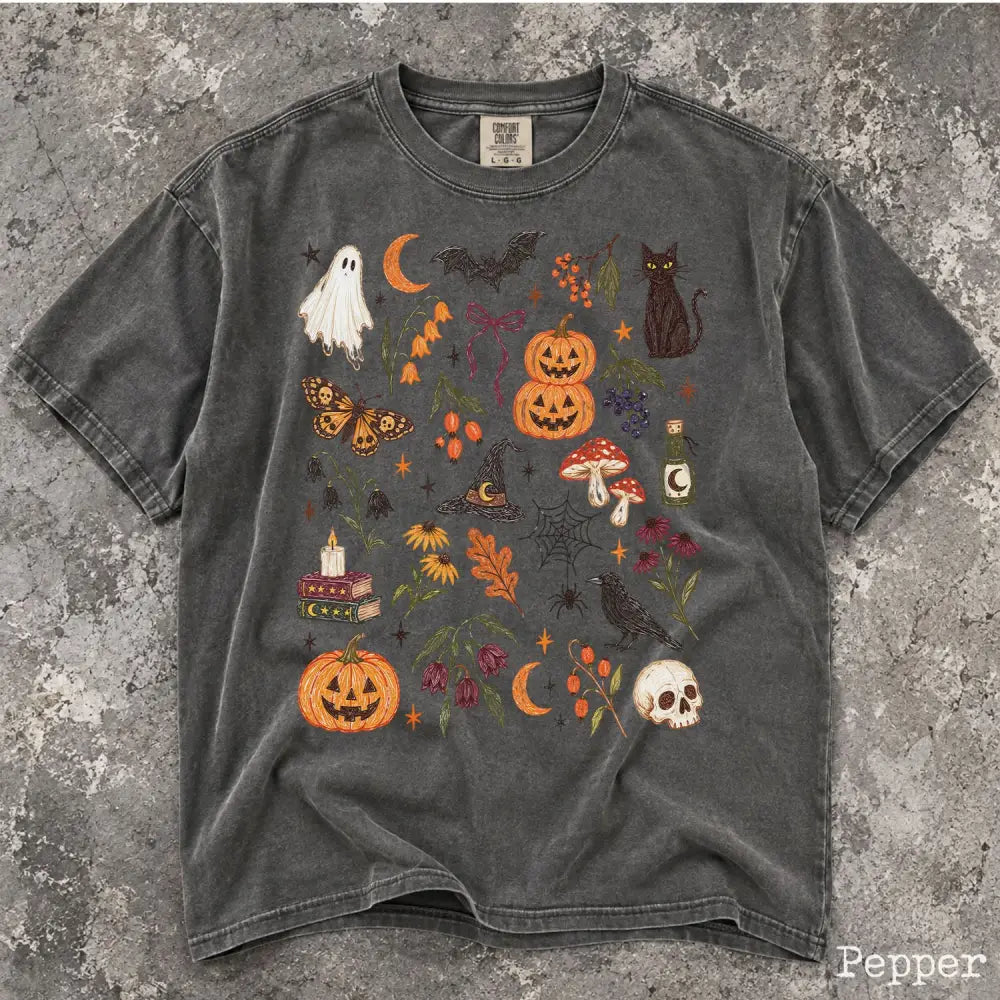 Preppy Halloween Comfort Colors Shirt - T-Shirt