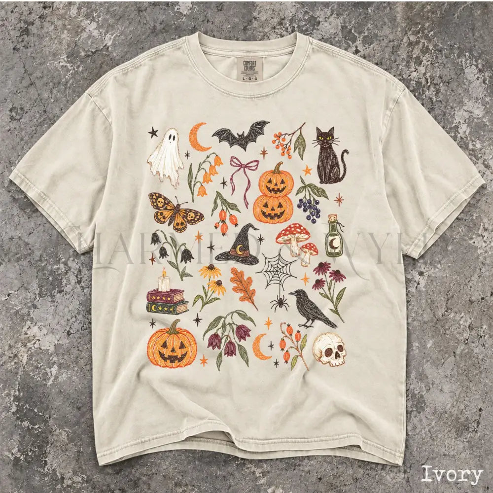 Preppy Halloween Comfort Colors Shirt - T-Shirt