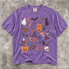 Preppy Halloween Comfort Colors Shirt - Violet / S - T-Shirt