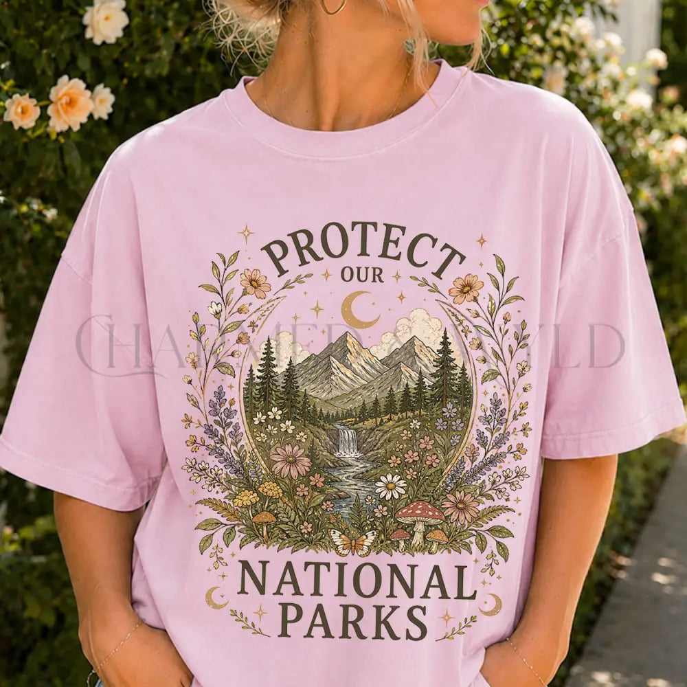 Protect Our National Parks T-Shirt - Blossom / S - T-Shirt