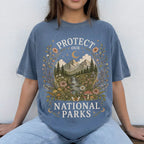 Protect Our National Parks T-Shirt - Blue Jean / S - T-Shirt