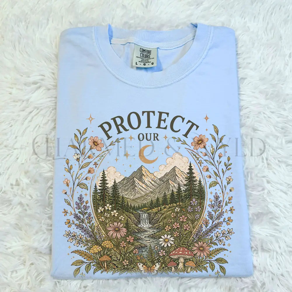 Protect Our National Parks T-Shirt - Chambray / S - T-Shirt