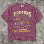 Protons Have Mass Comfort Colors Shirt - Berry / S - T-Shirt