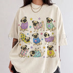 Pugs in Sweaters Comfort Colors T-Shirt - T-Shirt