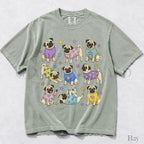 Pugs in Sweaters Comfort Colors T-Shirt - Bay / S - T-Shirt