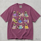 Pugs in Sweaters Comfort Colors T-Shirt - Berry / S - T-Shirt