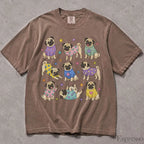Pugs in Sweaters Comfort Colors T-Shirt - Espresso / S - T-Shirt