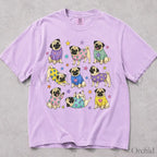Pugs in Sweaters Comfort Colors T-Shirt - Orchid / S - T-Shirt