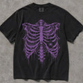 Purple Ribcage Comfort Colors T-Shirt - Black / S - T-Shirt