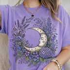 Purple Moon Floral T-Shirt