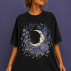 Purple Moon Floral T-Shirt