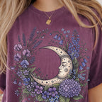 Purple Moon Floral T-Shirt